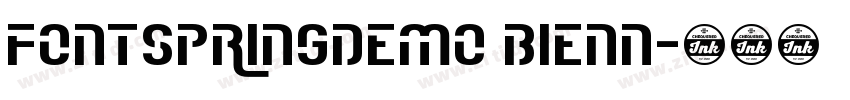 FONTSPRINGDEMO Bienn字体转换